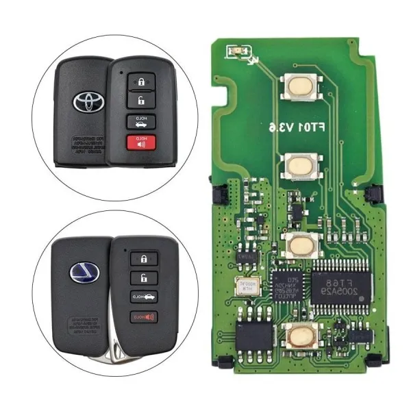 toyota camry corolla avalon 4 buttons secondary
