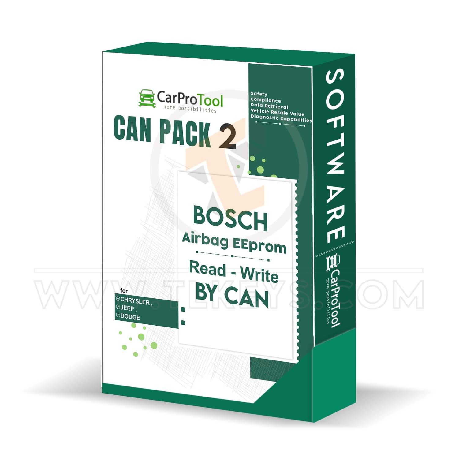 cpt can pack2 all bosch srs units by can software