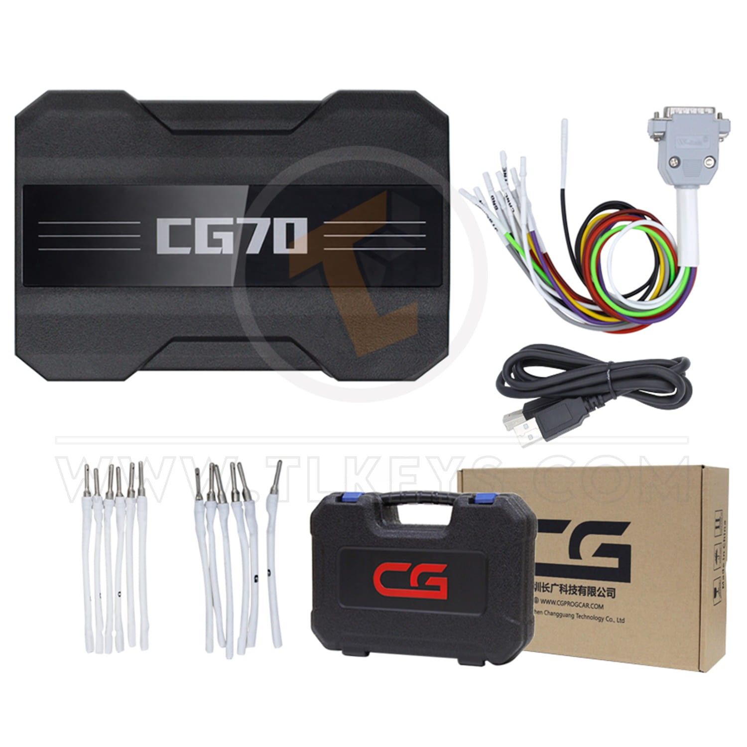 CGDI CG70 Newest 2023 Airbag Reset Tool Clear Fault Codes One Key - No Welding No Disassembly Key Programming Diagnostics Tools