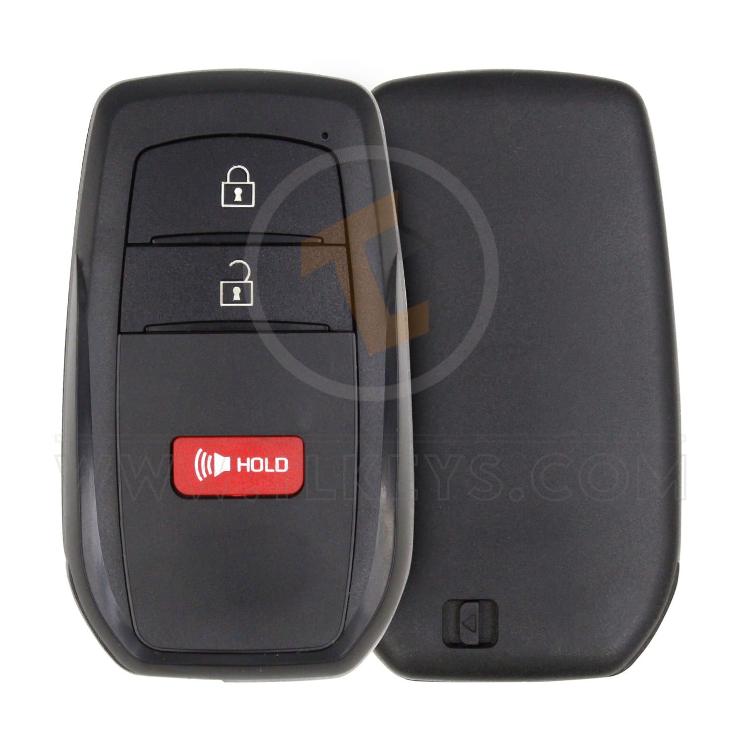 Toyota Smart Key Shell 2+1 Buttons  Aftermaket Emergency Key/blade Included
