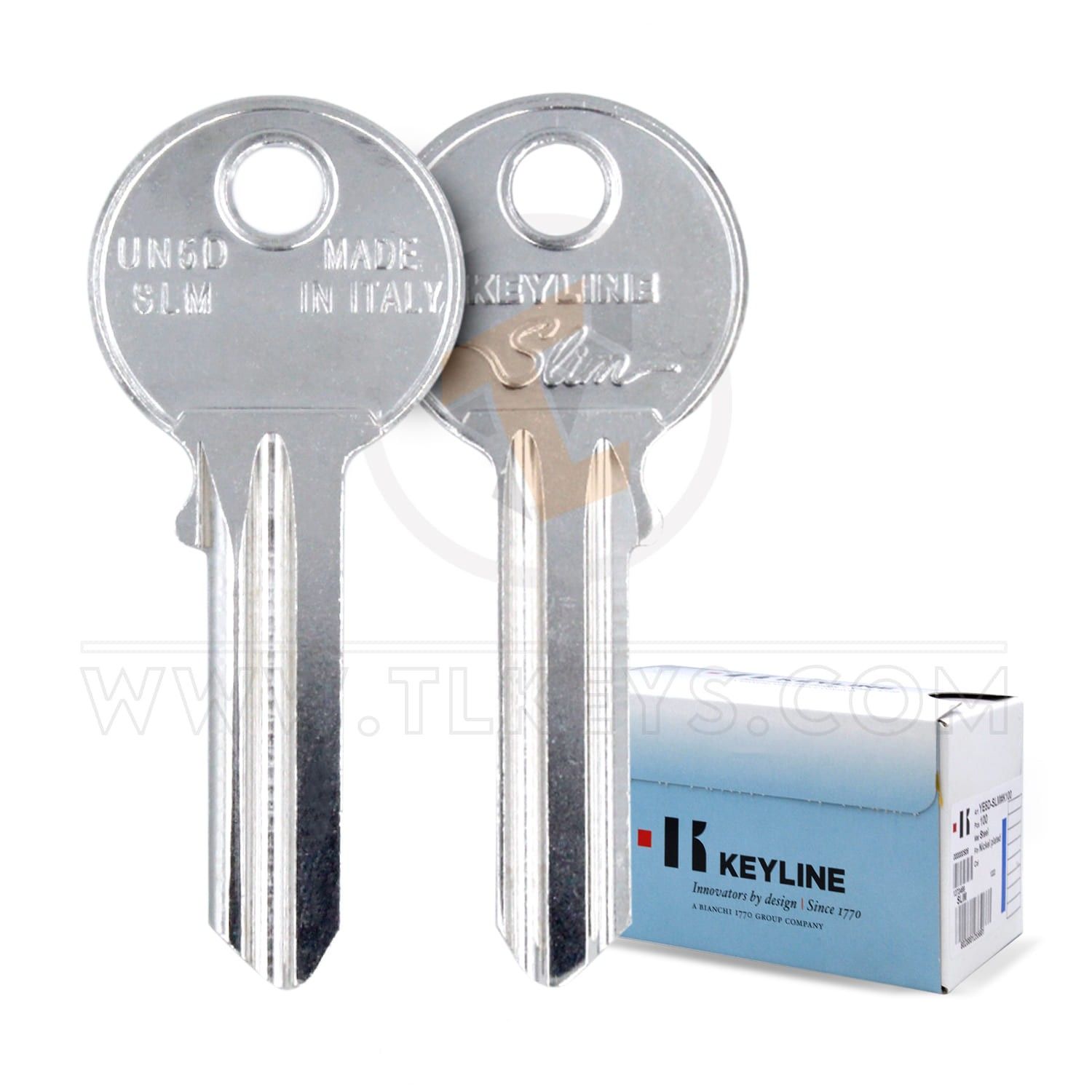 Keyline Door Keys P/N: UN5D SLM Compatible P/N:050 Compatible Part Number 050