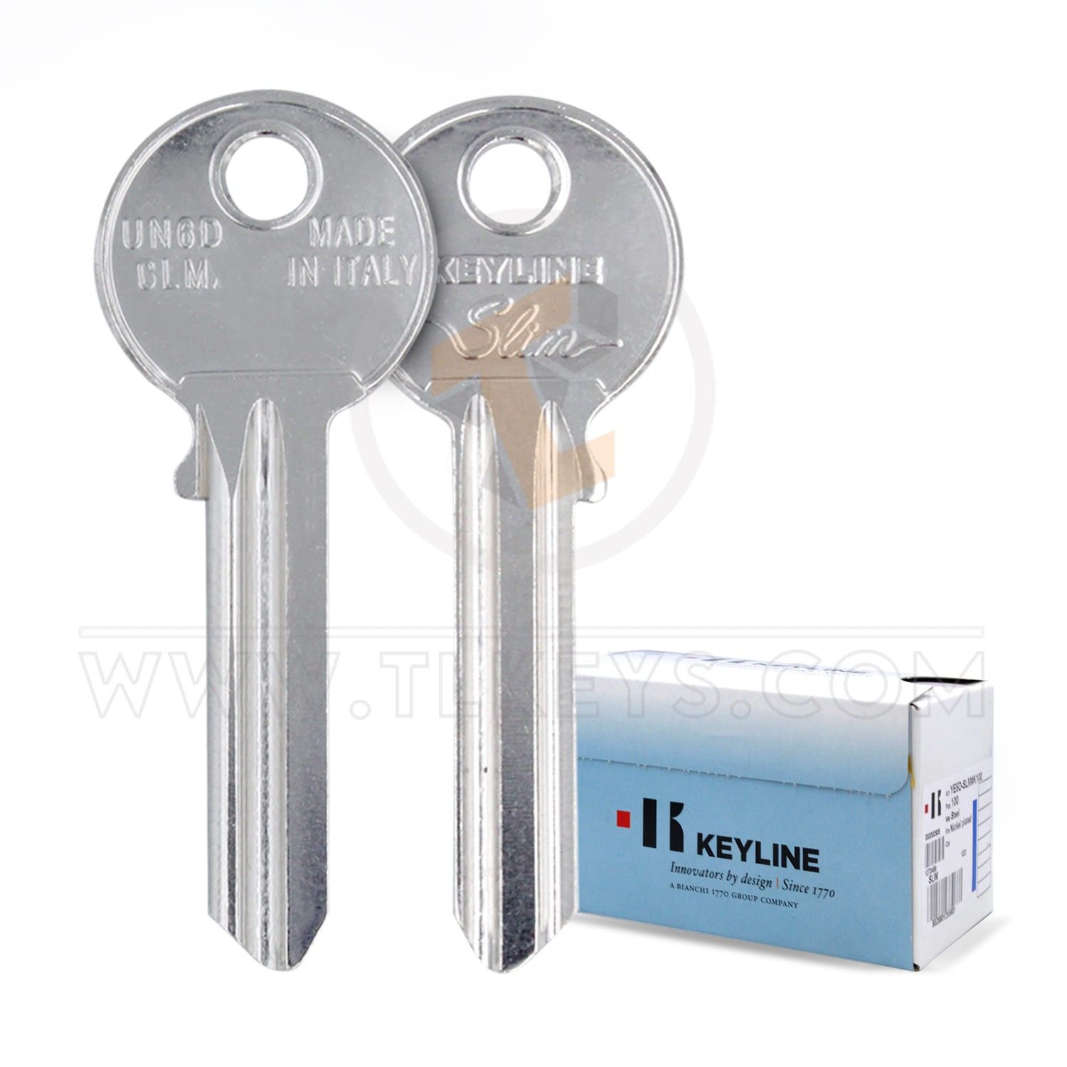 Keyline Door Keys P/N: UN6D SLM Compatible P/N:054 Keys