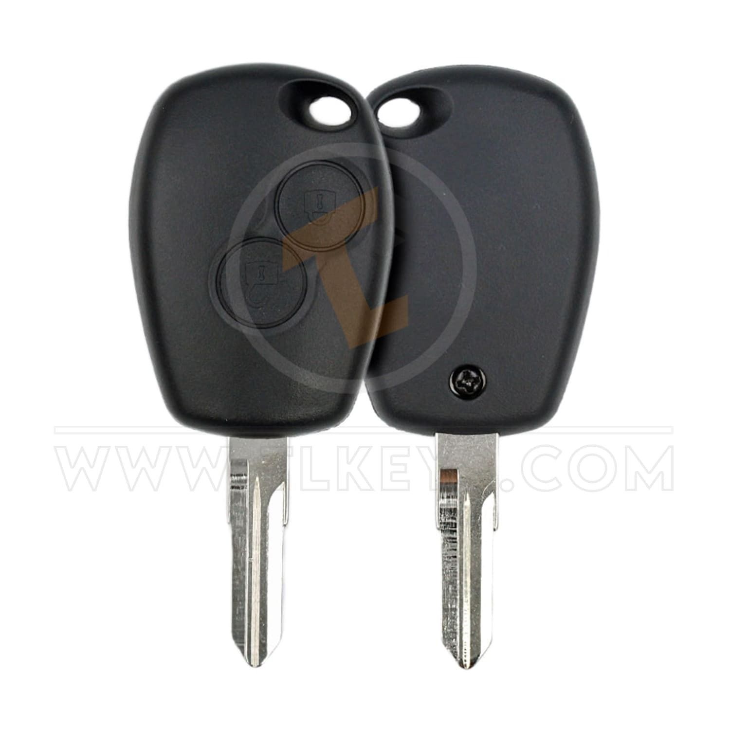  Renault Duster Clio Head Key Remote 2000 2003 433MHz 2 Buttons Buttons 2