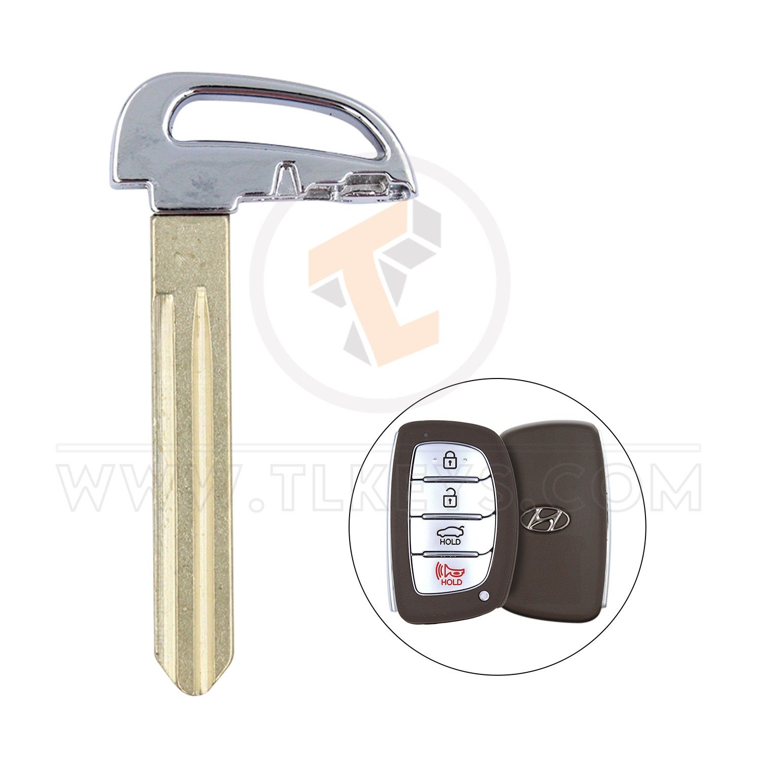 Hyundai Elantra 2014 Emergency Blank Key Blade 81996-B4520 Aftermarket Emergency Keys
