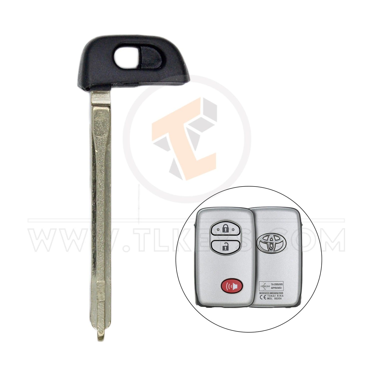 Toyota Land Cruiser 2009-2014 Smart Emergency Key - 2 Side Emergency Keys