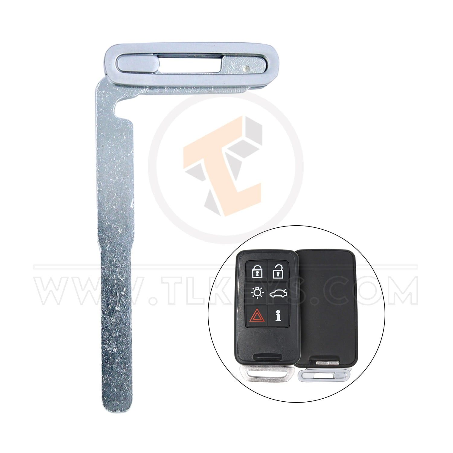 Volvo Smart Key Remote Blade Type 4 Aftermarket Brand Emergency Keys