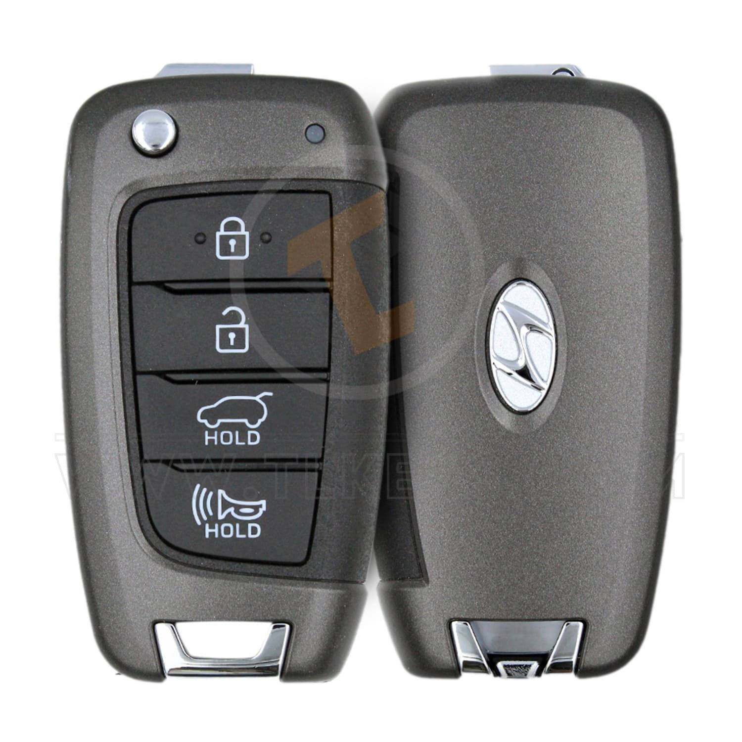 Genuine Hyundai Santa Fe Flip Key Remote P/N: 95430-S2100 433MHz Remote Type Flip Key Remote