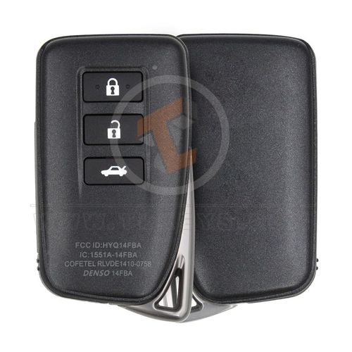 Lexus All Models 2013-2020 Smart Key Remote Shell Buttons 3