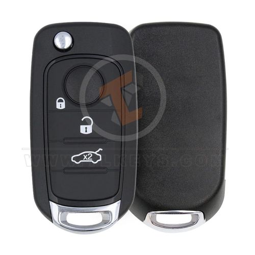  FIAT 500X Flip Key Remote 433MHz 3 Buttons Remote Type Flip Key Remote