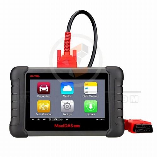 AUTEL MaxiDAS DS808 Kit Android Tablet Diagnostic Tool Full Set Supports Online Update with Injector Coding/Key Coding Key Programming Diagnostics Tools
