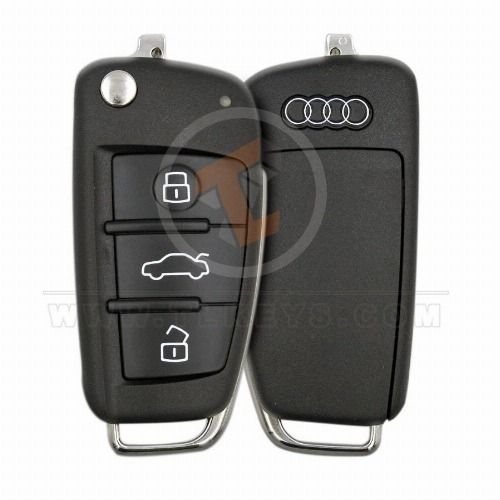 Original Audi Q3 Q2 Flip Key Remote 2016 2018 P/N: 81A837220H 434MHz Remote Type Flip Key Remote