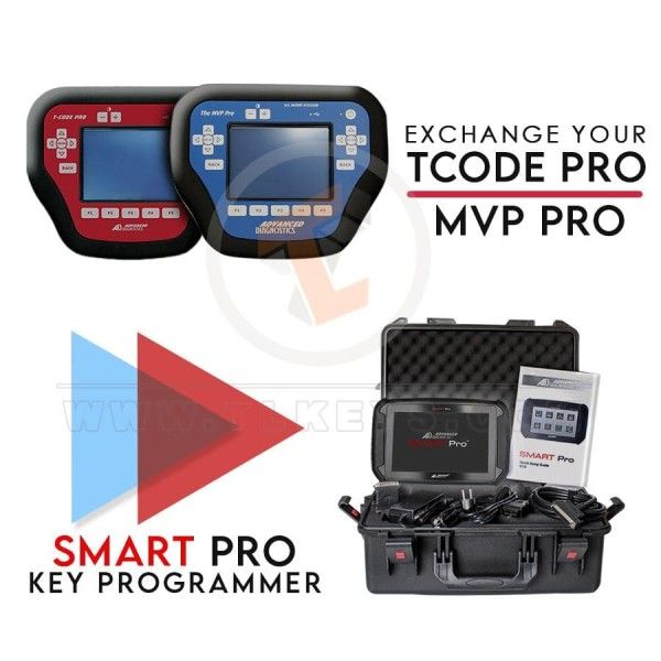 Exchange T Code Pro and MVP Pro to New Smart Pro with 1 Month Free Key Programming Diagnostics Tools