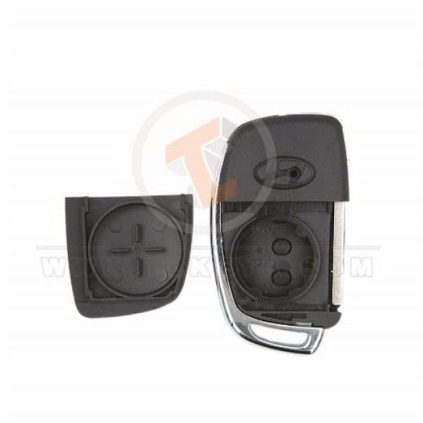 Hyundai 2014-2019 Flip Key Remote Shell 3+1 Buttons SUV Trunk Buttons 4