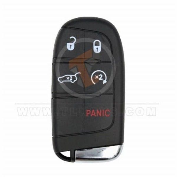 SRT New 2014-2020 Smart Key Remote Shell 4+1 Buttons With Laser Blade Panic Button Yes