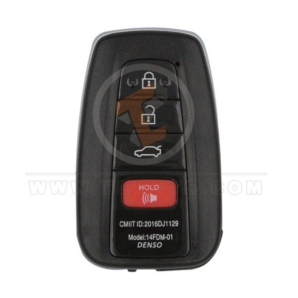 Toyota All Models 2013-2018 Modified Smart Key Remote Shell 4 Buttons Emergency Key/blade Included