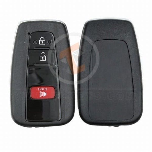 Toyota Camry 2016-2020 Smart Key Remote Shell 3 Buttons Aftermarket Panic Button Yes