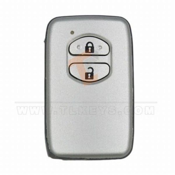 Toyota Land Cruiser 2008-2015 Smart Remote Shell 2 Buttons Emergency Key/blade Not Included