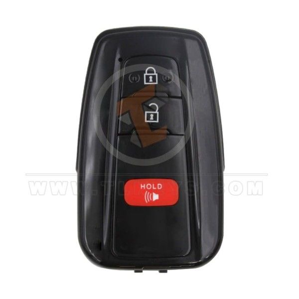 Toyota Remote Shell 2+1 Buttons With Mirror Painted Aftermarket Brand Buttons 3