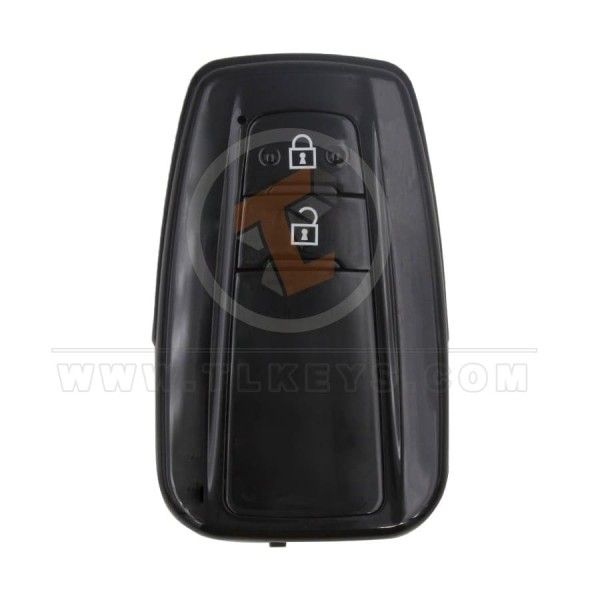 Toyota Remote Shell 2 Buttons With Mirror Painted Aftermarket Brand Emergency Key/blade Included