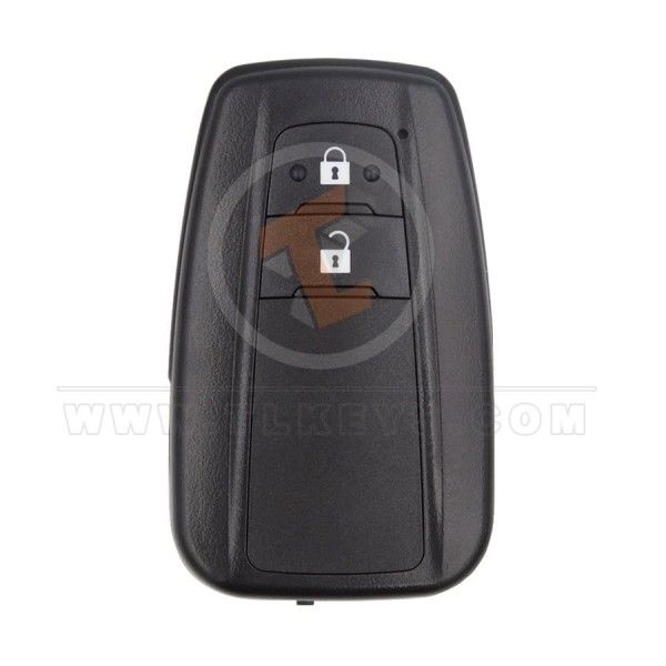 Toyota Smart Key Remote Shell 2 Buttons With Matt Painted Remote Shell