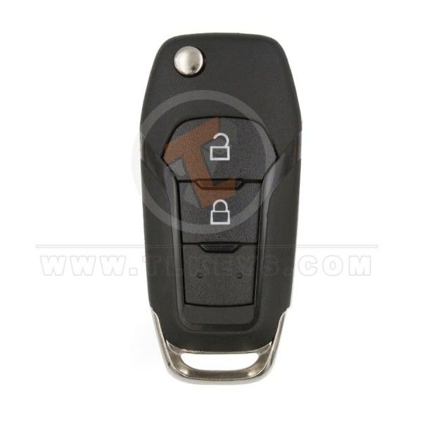 Ford All Models 2012-2018 Flip Key Remote Shell 2 Buttons Emergency Key/blade Included