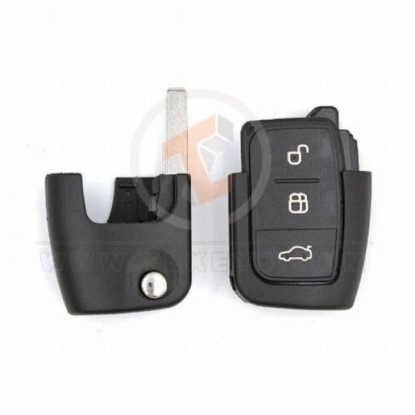Ford Focus Curve 2010-2014 Flip Remote Shell HU101 Blade 3 Buttons Buttons 3