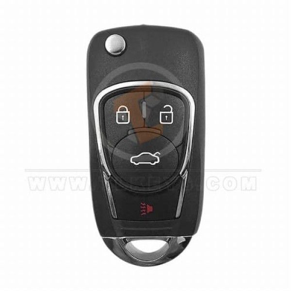 KeyDiy KD Flip Key Remote 4 Buttons B-Series B22-4 Panic Button Yes