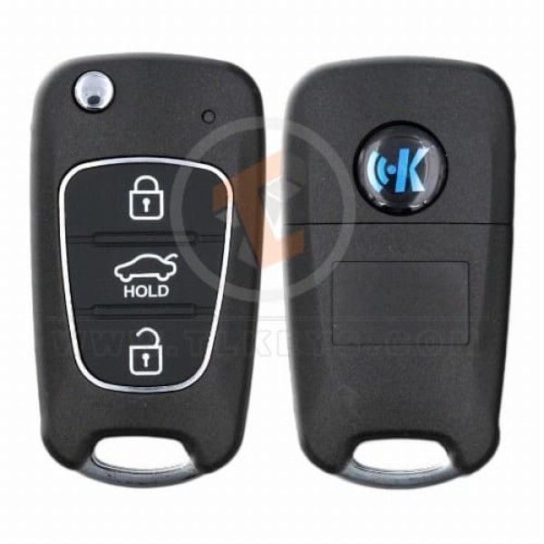 KeyDiy KD Flip Key Remote 3 Buttons Hyundai Kia Type B04 Status Aftermarket