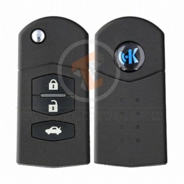 KeyDiy KD Flip Key Remote 3 Buttons Mazda Type B14-3 KeyDiy Remote Type B Series