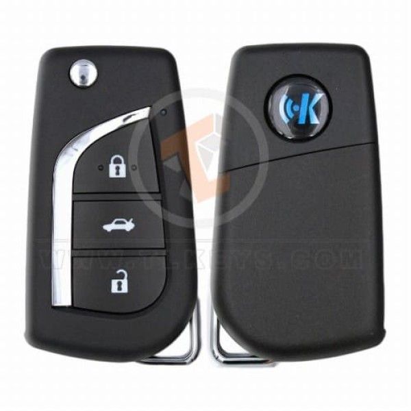 KeyDiy KD Flip Key Remote 3 Buttons Toyota Type B13 KeyDiy Remote Type B Series
