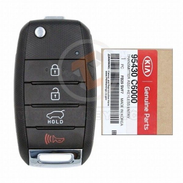 Genuine Kia Sorento Flip Key Remote P/N: 95430-C6000 433MHz Panic Button Yes
