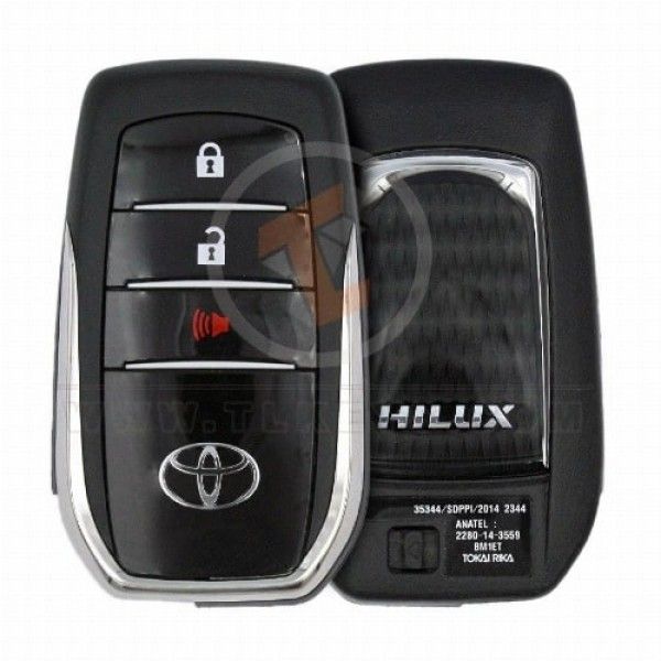 Original Toyota Hilux Smart Proximity 2016 2020 315MHz 3 Buttons Transponder Chip ID 8A